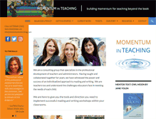 Tablet Screenshot of momentuminteaching.com